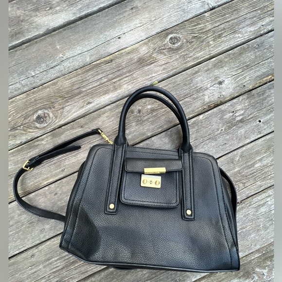 3.1 PHILLIP LIM X TARGET Pebbled Black Vegan Leather Satchel Bag Purse - Picture 14 of 16